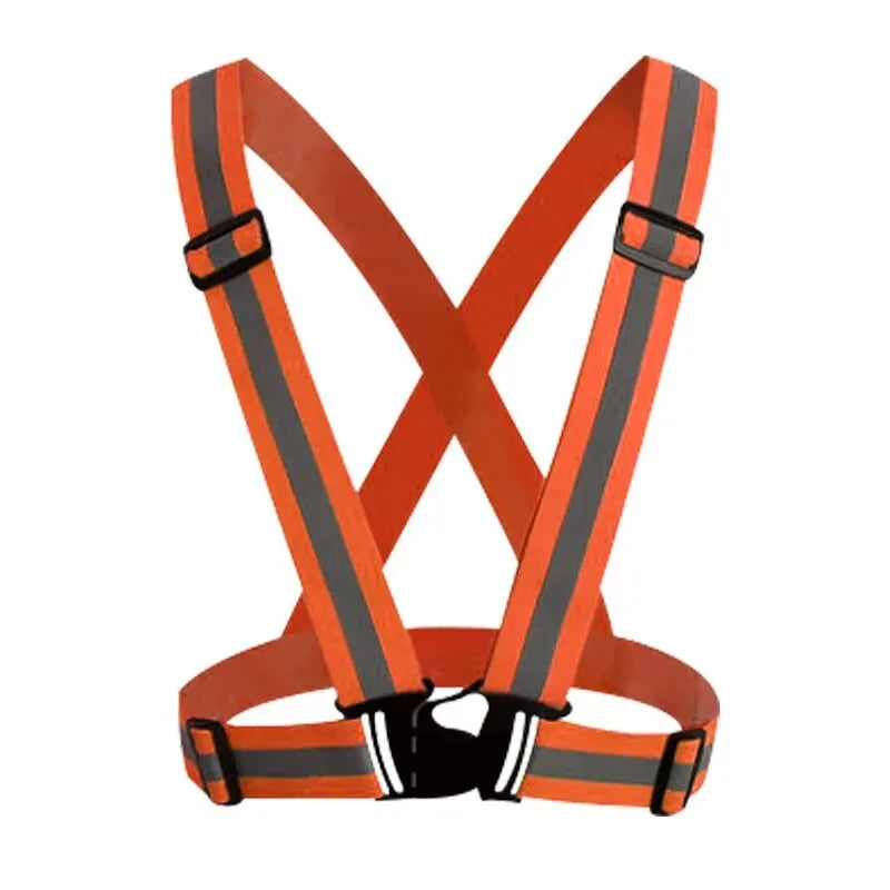 Reflective Safety Vest - Lightweight Adjustable Hi-Vis Jacket for Running and Cycling